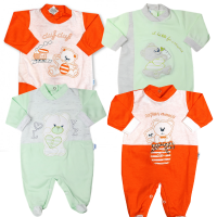 pack wow quattro tutine in cotone unisex